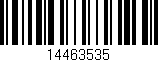 Código de barras (EAN, GTIN, SKU, ISBN): '14463535'