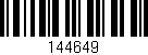 Código de barras (EAN, GTIN, SKU, ISBN): '144649'