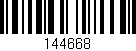 Código de barras (EAN, GTIN, SKU, ISBN): '144668'