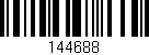 Código de barras (EAN, GTIN, SKU, ISBN): '144688'