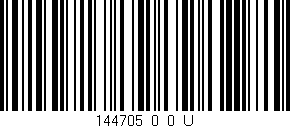 Código de barras (EAN, GTIN, SKU, ISBN): '144705_0_0_U'