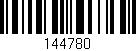 Código de barras (EAN, GTIN, SKU, ISBN): '144780'