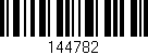 Código de barras (EAN, GTIN, SKU, ISBN): '144782'