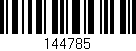 Código de barras (EAN, GTIN, SKU, ISBN): '144785'