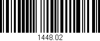Código de barras (EAN, GTIN, SKU, ISBN): '1448.02'