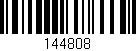 Código de barras (EAN, GTIN, SKU, ISBN): '144808'