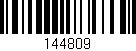 Código de barras (EAN, GTIN, SKU, ISBN): '144809'