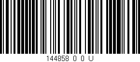 Código de barras (EAN, GTIN, SKU, ISBN): '144858_0_0_U'