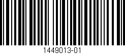 Código de barras (EAN, GTIN, SKU, ISBN): '1449013-01'