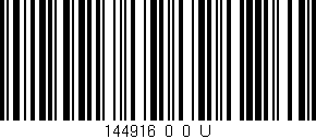 Código de barras (EAN, GTIN, SKU, ISBN): '144916_0_0_U'