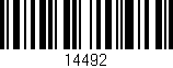 Código de barras (EAN, GTIN, SKU, ISBN): '14492'