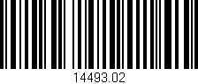 Código de barras (EAN, GTIN, SKU, ISBN): '14493.02'