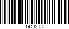 Código de barras (EAN, GTIN, SKU, ISBN): '14493.04'