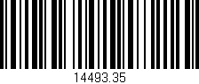 Código de barras (EAN, GTIN, SKU, ISBN): '14493.35'