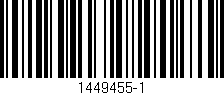Código de barras (EAN, GTIN, SKU, ISBN): '1449455-1'