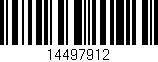 Código de barras (EAN, GTIN, SKU, ISBN): '14497912'