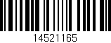 Código de barras (EAN, GTIN, SKU, ISBN): '14521165'