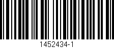 Código de barras (EAN, GTIN, SKU, ISBN): '1452434-1'