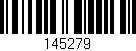 Código de barras (EAN, GTIN, SKU, ISBN): '145279'