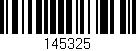 Código de barras (EAN, GTIN, SKU, ISBN): '145325'