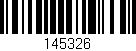 Código de barras (EAN, GTIN, SKU, ISBN): '145326'