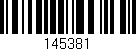 Código de barras (EAN, GTIN, SKU, ISBN): '145381'