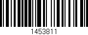 Código de barras (EAN, GTIN, SKU, ISBN): '1453811'