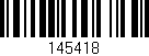 Código de barras (EAN, GTIN, SKU, ISBN): '145418'