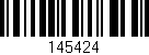 Código de barras (EAN, GTIN, SKU, ISBN): '145424'