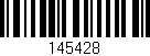 Código de barras (EAN, GTIN, SKU, ISBN): '145428'