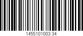 Código de barras (EAN, GTIN, SKU, ISBN): '1455101003.34'