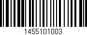 Código de barras (EAN, GTIN, SKU, ISBN): '1455101003'