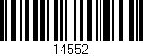 Código de barras (EAN, GTIN, SKU, ISBN): '14552'