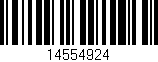 Código de barras (EAN, GTIN, SKU, ISBN): '14554924'