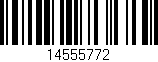 Código de barras (EAN, GTIN, SKU, ISBN): '14555772'