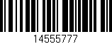 Código de barras (EAN, GTIN, SKU, ISBN): '14555777'