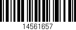 Código de barras (EAN, GTIN, SKU, ISBN): '14561657'
