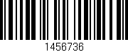 Código de barras (EAN, GTIN, SKU, ISBN): '1456736'