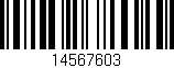 Código de barras (EAN, GTIN, SKU, ISBN): '14567603'
