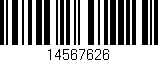 Código de barras (EAN, GTIN, SKU, ISBN): '14567626'