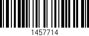 Código de barras (EAN, GTIN, SKU, ISBN): '1457714'