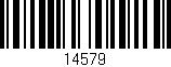 Código de barras (EAN, GTIN, SKU, ISBN): '14579'