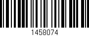 Código de barras (EAN, GTIN, SKU, ISBN): '1458074'