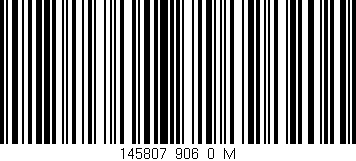 Código de barras (EAN, GTIN, SKU, ISBN): '145807_906_0_M'