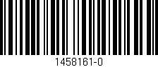 Código de barras (EAN, GTIN, SKU, ISBN): '1458161-0'