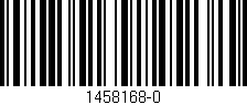 Código de barras (EAN, GTIN, SKU, ISBN): '1458168-0'