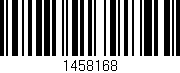 Código de barras (EAN, GTIN, SKU, ISBN): '1458168'