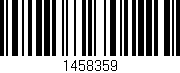 Código de barras (EAN, GTIN, SKU, ISBN): '1458359'