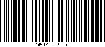 Código de barras (EAN, GTIN, SKU, ISBN): '145873_882_0_G'