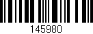 Código de barras (EAN, GTIN, SKU, ISBN): '145980'